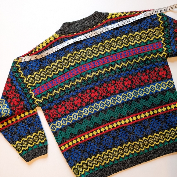 Vintage Esprit Oversized Colourful Sweater - Picture 6 of 8